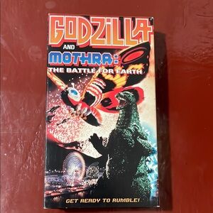 Godzilla and Mothra The Battle fir Earth VHS